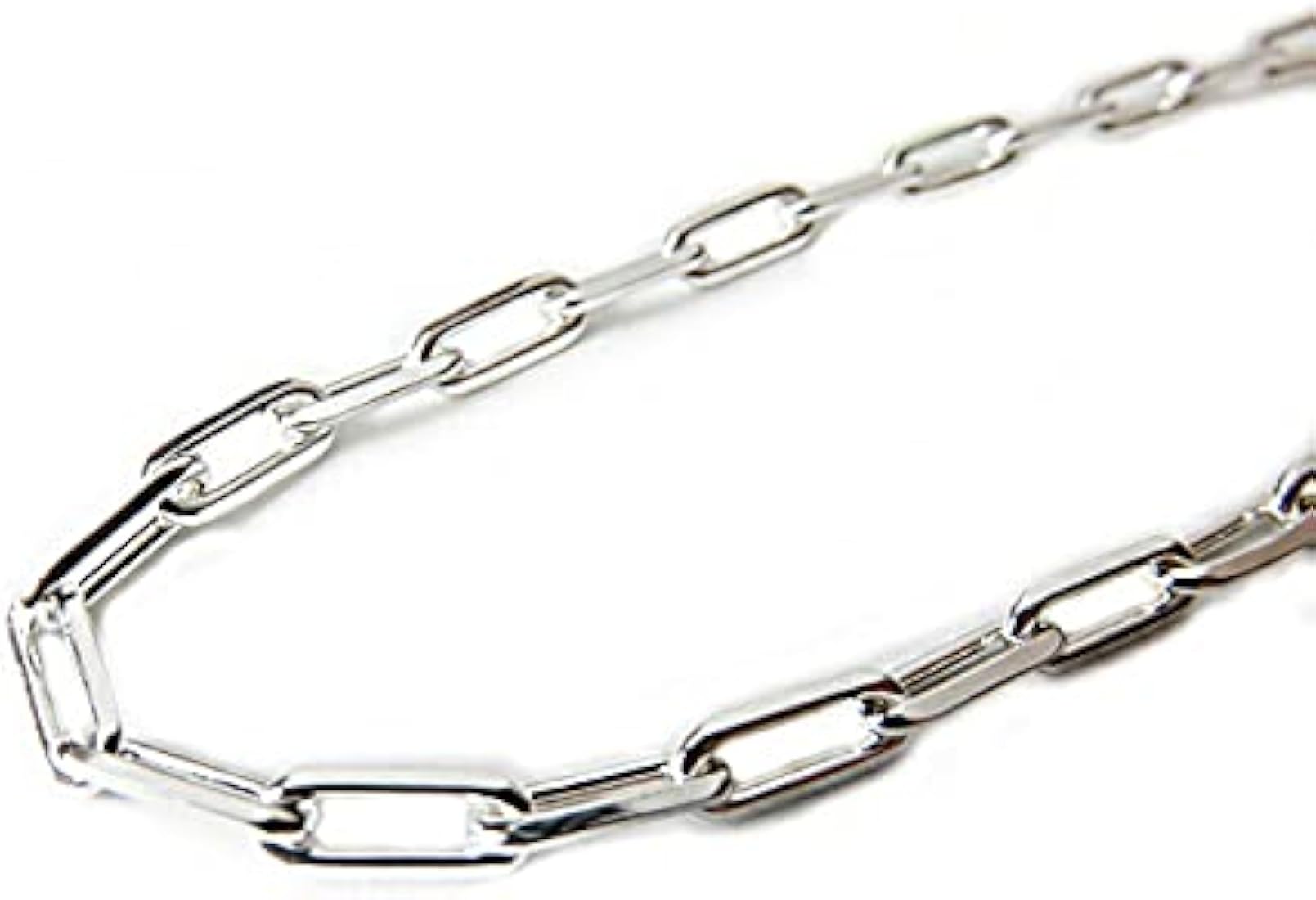 Amazon | 長あずきチェーン 3.2mm 50cm ネックレス 約3mm シルバー925